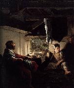 Adam Elsheimer Jupiter and Mercury at Philemon and Baucis Spain oil painting artist